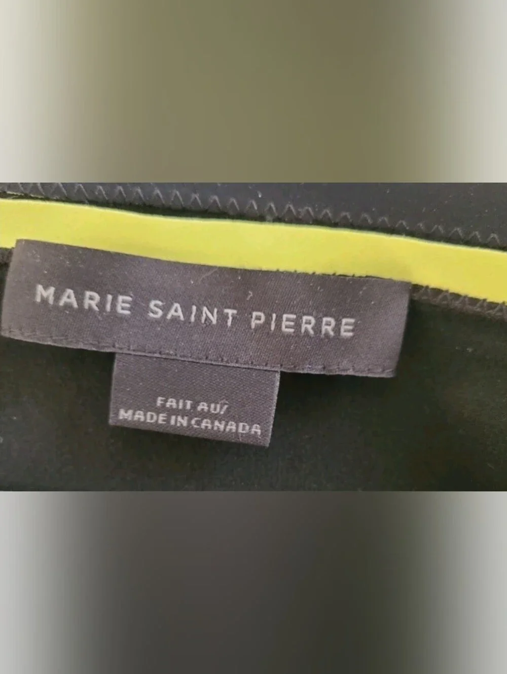 NWOT Maison Marie Saint Pierre Black LARI Silk Chiffon Scarf 35